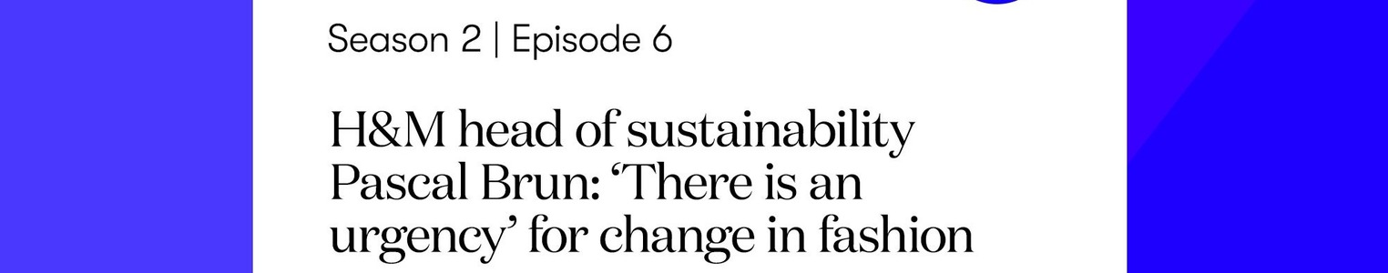 H&M head of sustainability Pascal Brun: ‘There is an urgency’ for change in fashion banner