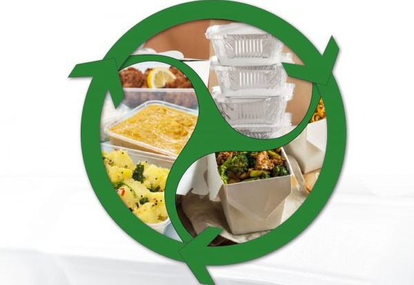 Single-use plastic take-away food packaging and its alternatives card