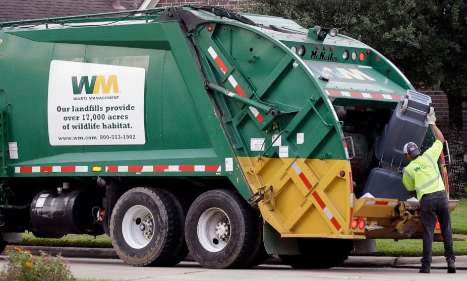 WM Report on Recycling card