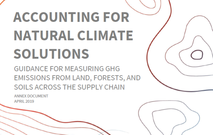 Accounting for Natural Climate Solutions card