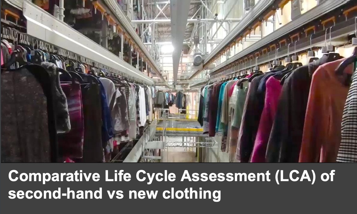 Comparative Life Cycle Assessment (LCA) of second-hand vs new clothing card