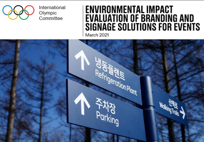 Environmental Impact Evaluation of Branding and Signage Solutions for Event card