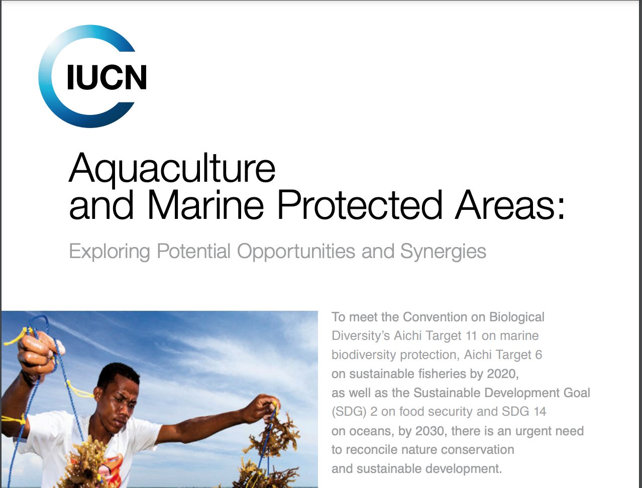 Aquaculture and Marine Protected Areas: Exploring Potential Opportunities and Synergies card