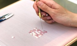 Bio Iridescent Sequins card